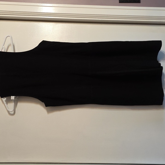 Trina Turk Black Goat Leather Zip Front Sheath Dress Size 4 NWT - Picture 5 of 8